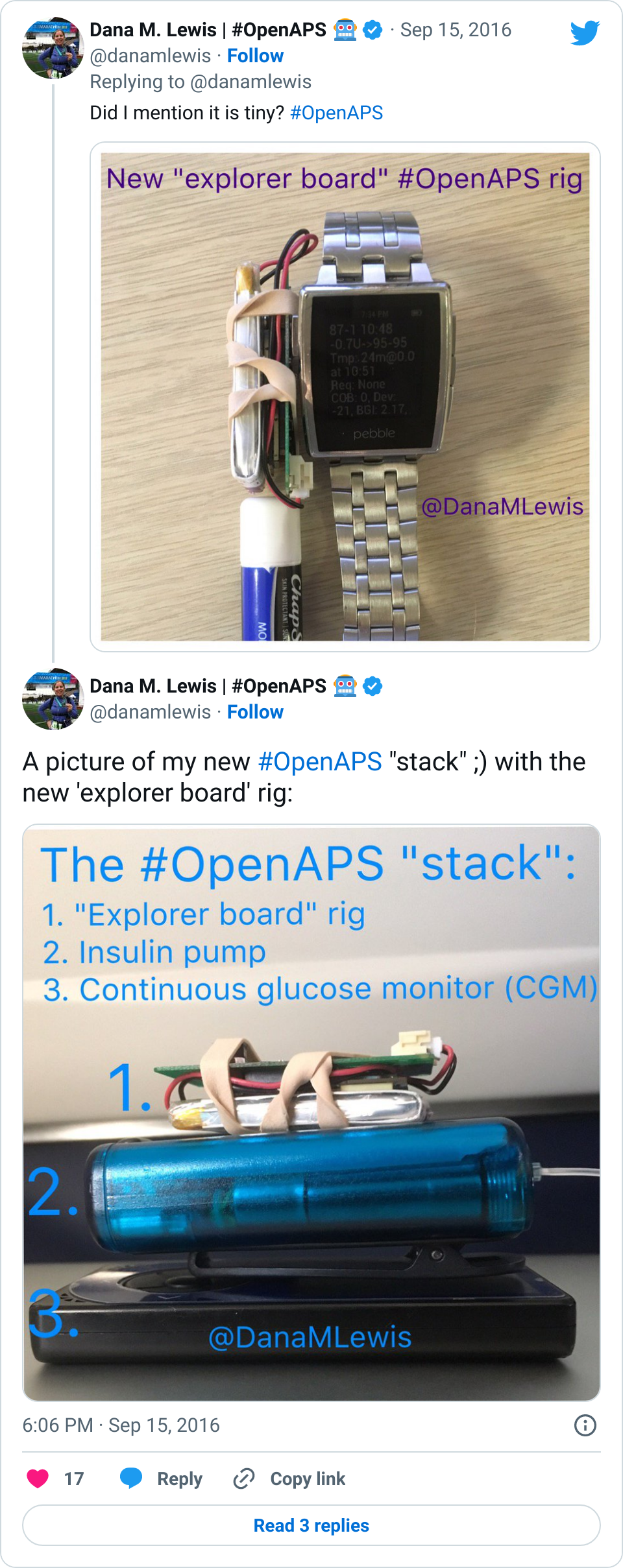 Showing the rig in size comparison with the pump