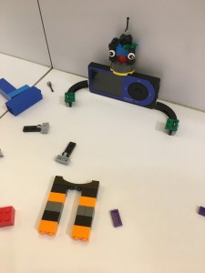 CGM robot build of legos by DanaMLewis