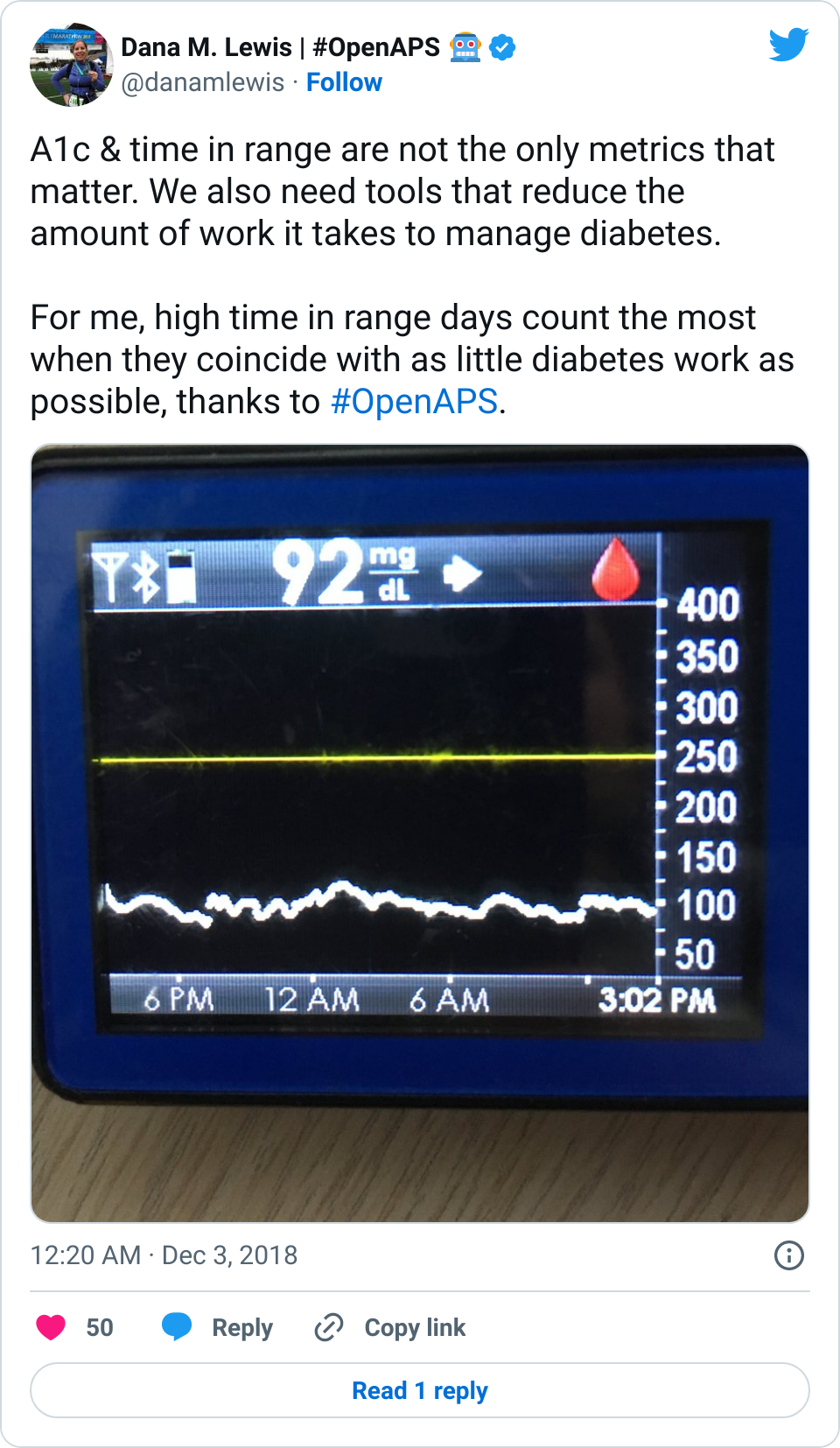 We should be measuring and reducing user burden with AID in addition to improving TIR and A1c