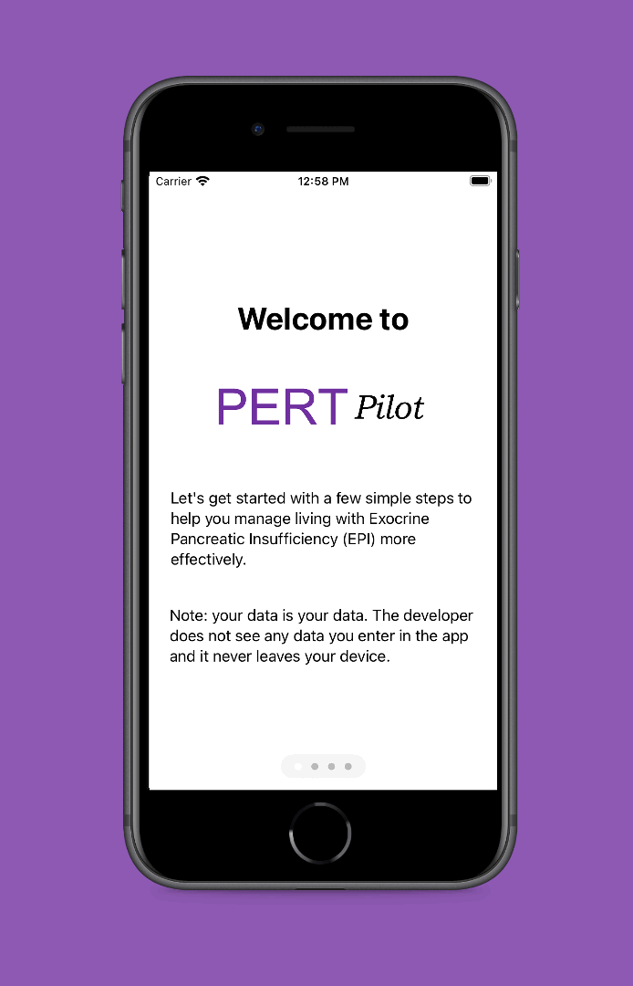 An animated gif of PERT Pilot in action